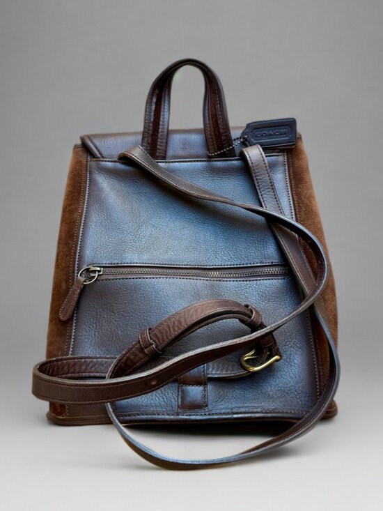 Coach Vintage Mahogany Brown Berkeley Suede Backpack main image 9